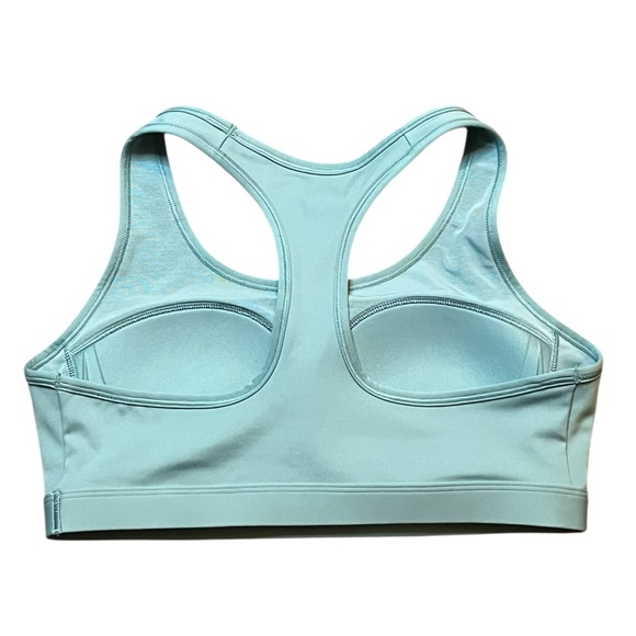 Nike Swoosh Women’s Large Medium Support Padded Racerback Sports Bra In Cannon - Picture 7 of 8